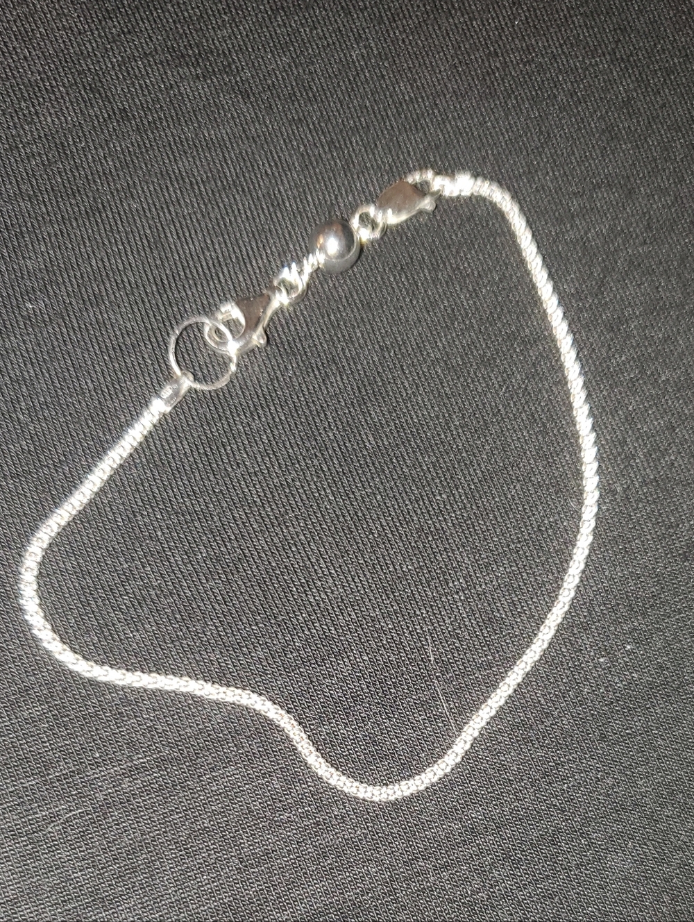 NEW BB MYLAR ITALIAN 925 POPCORN BRACELET 7.5" WILL SLIDER 3 GR